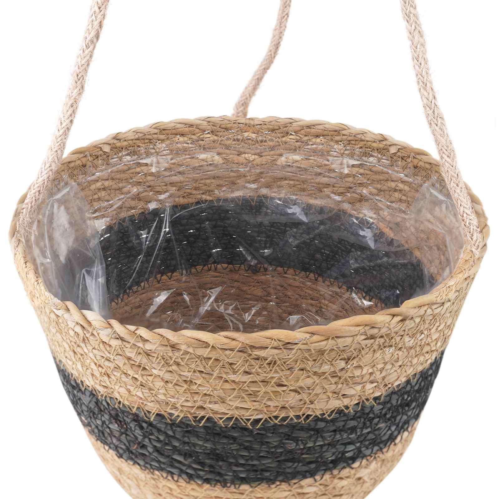 3 vnt. Natūrali ir juoda Ø26 x 19 cm 100% Jūros žolė 3 vnt. Natūrali ir juoda Ø26 x 19 cm 100% Jūros žolė - Image 6