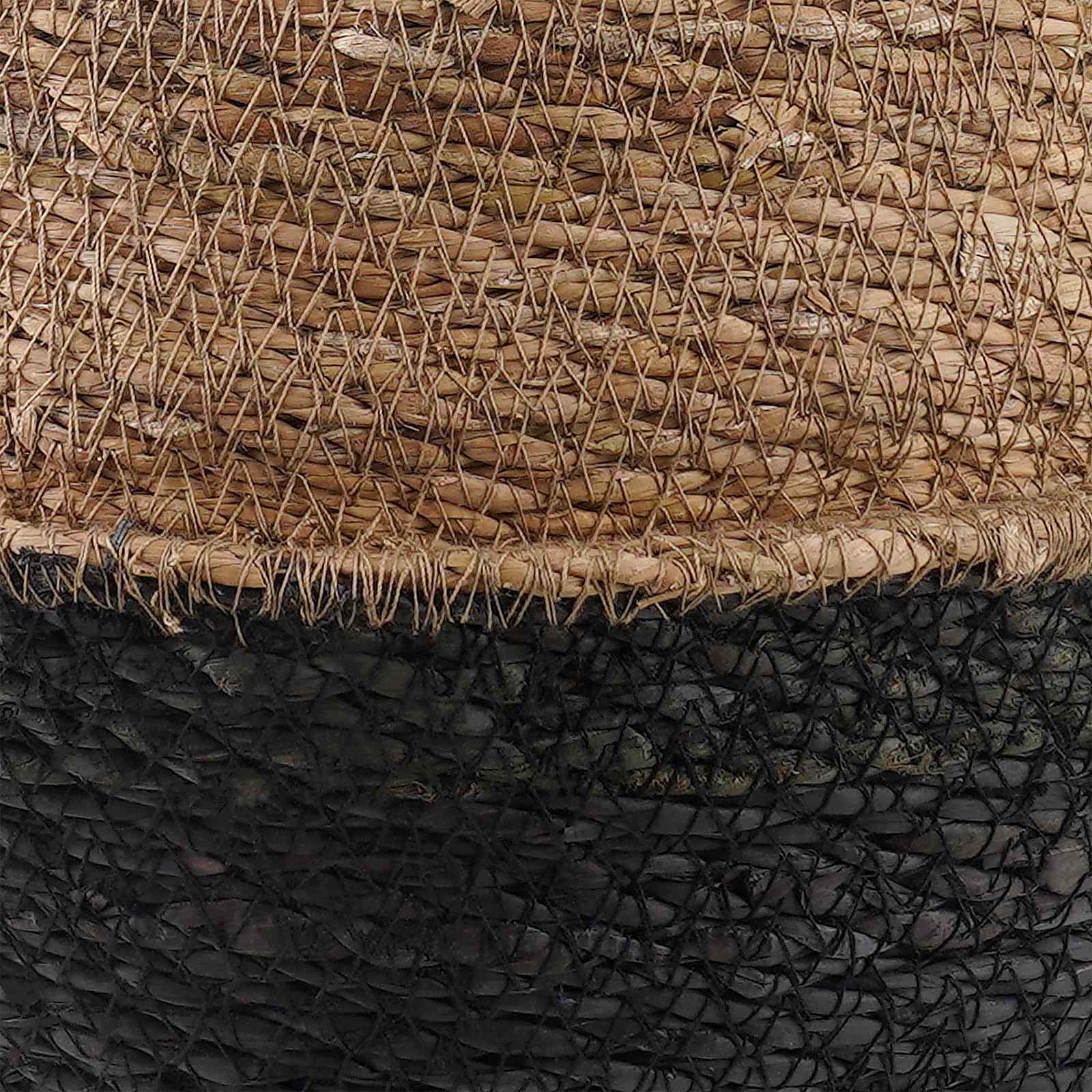 Vazonas su rankenomis Juoda Ø 45 x 36 cm 100% Jūros žolė Vazonas su rankenomis Juoda Ø 45 x 36 cm 100% Jūros žolė - Image 5