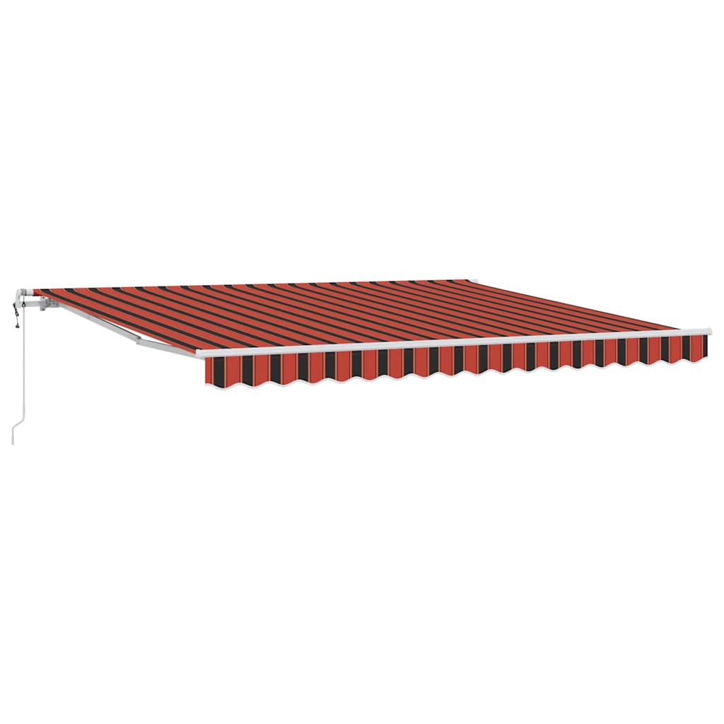 Ištraukiama markizė Oranžinė ir ruda 400 × 300 cm Ištraukiama markizė Oranžinė ir ruda 400 × 300 cm - Image 3