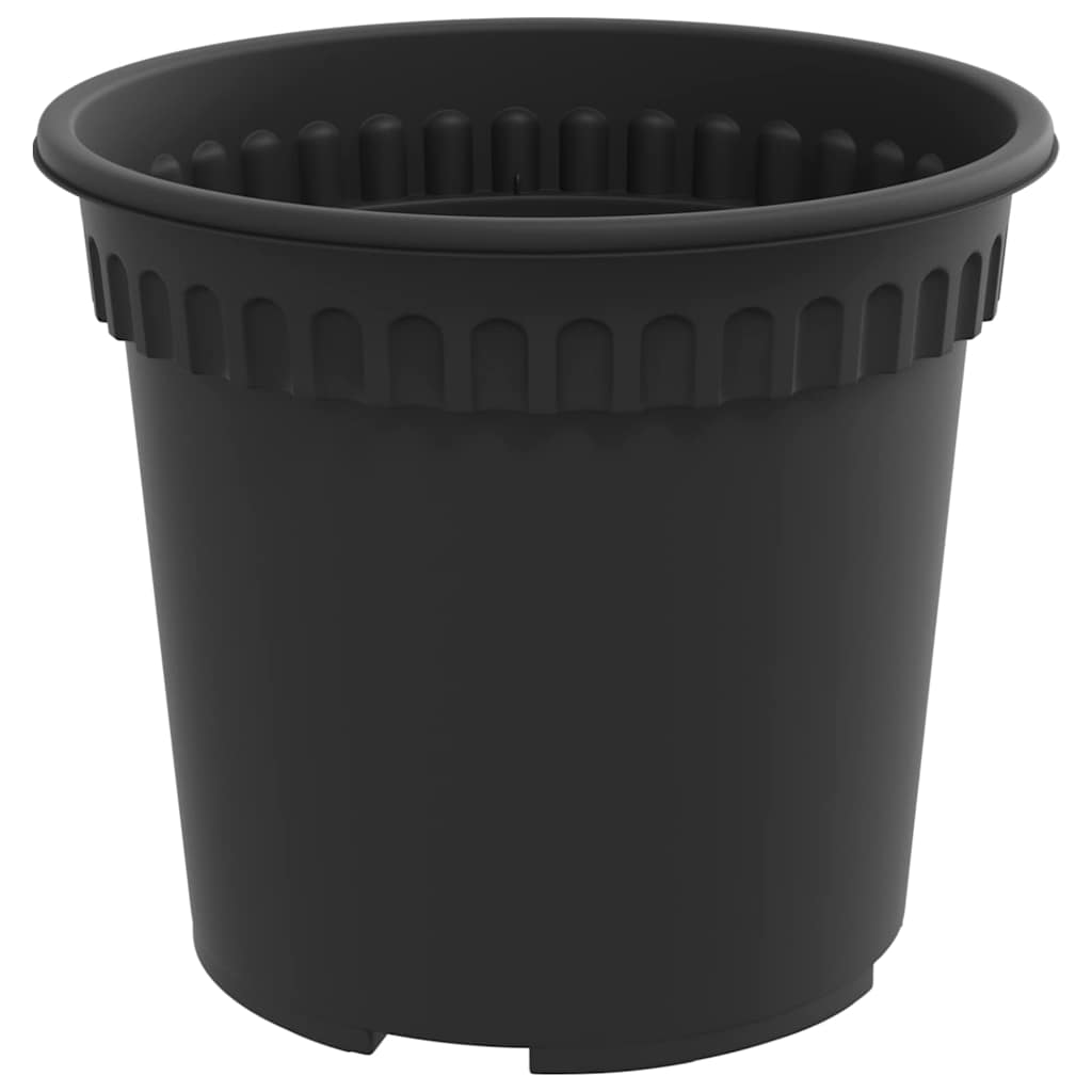 Apvalus gėlių vazonas 6 vnt. Juoda Ø 15 x 12 cm Plastmasė Apvalus gėlių vazonas 6 vnt. Juoda Ø 15 x 12 cm Plastmasė - Image 6