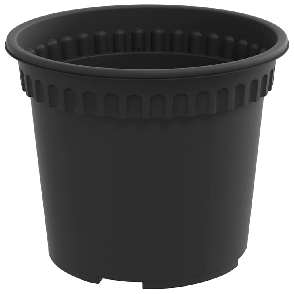 Apvalus gėlių vazonas 24 vnt. Juoda Ø 12,5 x 10 cm Plastmasė Apvalus gėlių vazonas 24 vnt. Juoda Ø 12,5 x 10 cm Plastmasė - Image 6