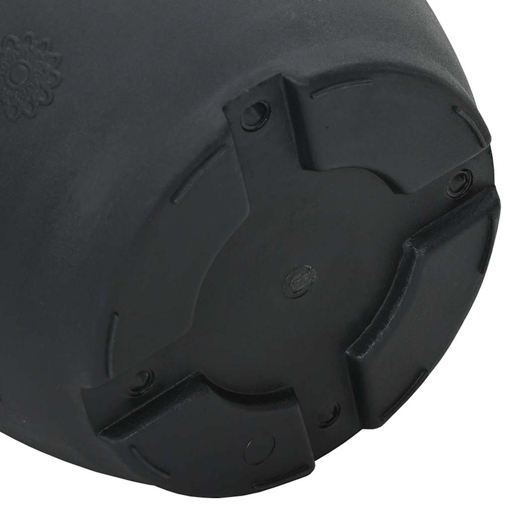 Apvalus gėlių vazonas 6 vnt. Juoda Ø 26 x 21.5 cm Plastmasė Apvalus gėlių vazonas 6 vnt. Juoda Ø 26 x 21.5 cm Plastmasė - Image 9