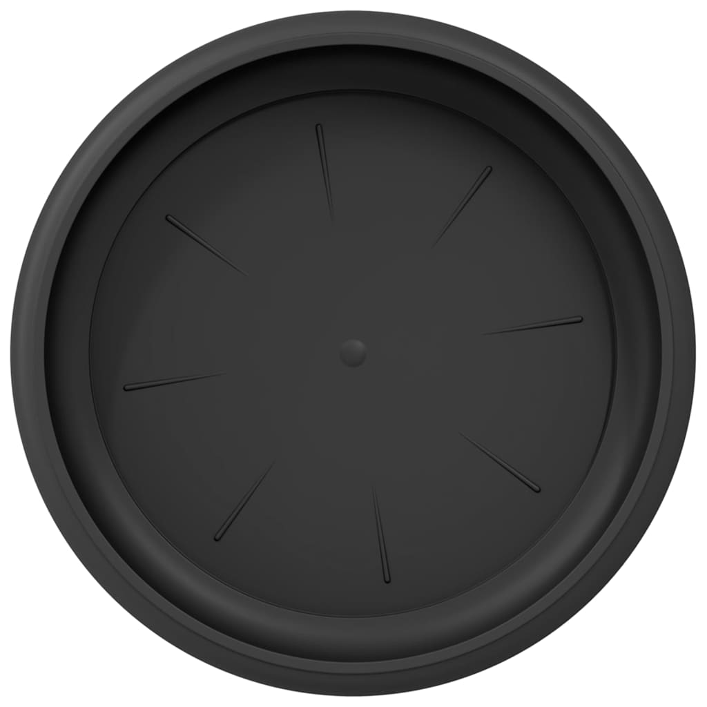 Apvalus gėlių padėklas 24 vnt. Juoda Ø 14 x 2 cm Plastmasė Apvalus gėlių padėklas 24 vnt. Juoda Ø 14 x 2 cm Plastmasė - Image 8