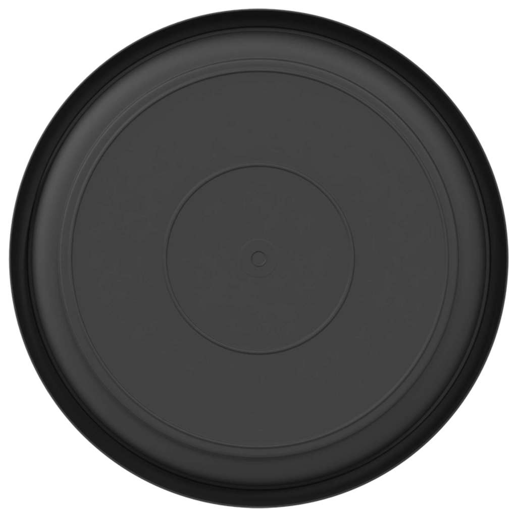 Apvalus gėlių padėklas 24 vnt. Juoda Ø 19 x 2 cm Plastmasė Apvalus gėlių padėklas 24 vnt. Juoda Ø 19 x 2 cm Plastmasė - Image 7