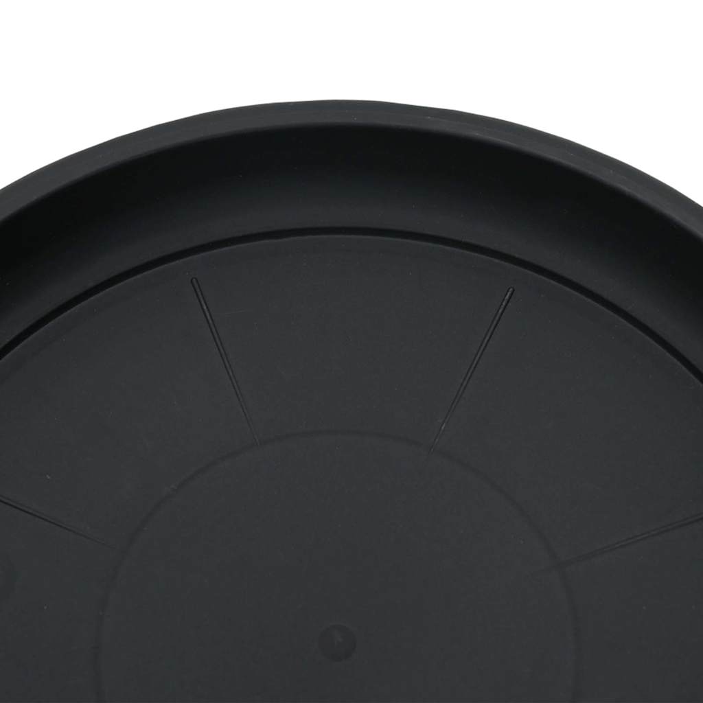 Apvalus gėlių padėklas 24 vnt. Juoda Ø 21,5 x 2,5 cm Plastmasė Apvalus gėlių padėklas 24 vnt. Juoda Ø 21,5 x 2,5 cm Plastmasė - Image 9