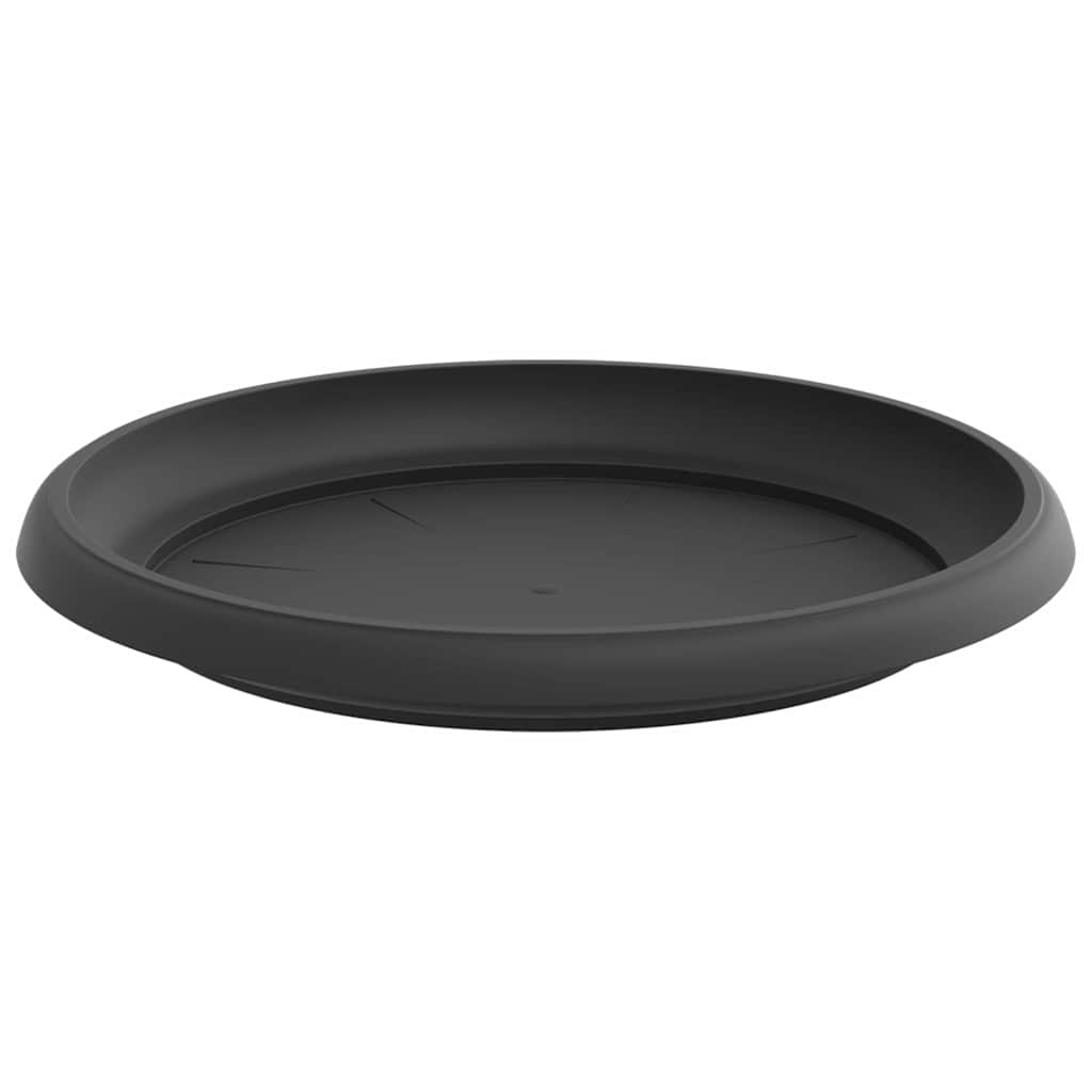 Apvalus gėlių padėklas 24 vnt. Juoda Ø 21,5 x 2,5 cm Plastmasė Apvalus gėlių padėklas 24 vnt. Juoda Ø 21,5 x 2,5 cm Plastmasė - Image 6