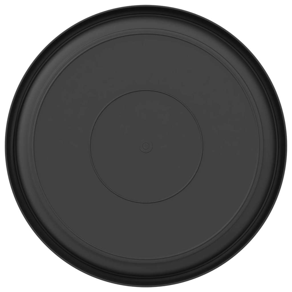Apvalus gėlių padėklas 24 vnt. Juoda Ø 27 x 2,5 cm Plastmasė Apvalus gėlių padėklas 24 vnt. Juoda Ø 27 x 2,5 cm Plastmasė - Image 7