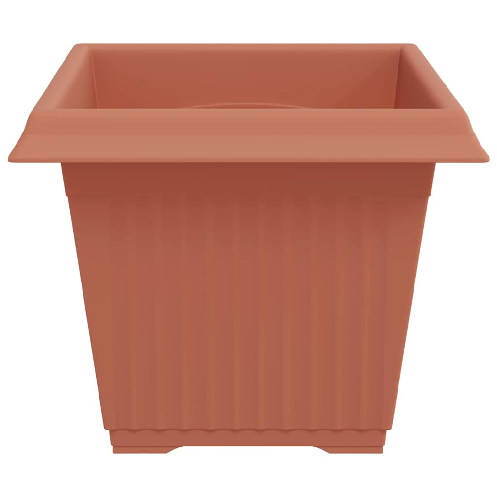 Kvadratinis gėlių vazonas 6 vnt. Raudona plyta Plastmasė Kvadratinis gėlių vazonas 6 vnt. Raudona plyta Plastmasė - Image 7