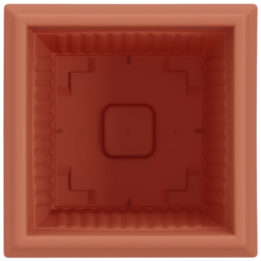 Kvadratinis gėlių vazonas 24 vnt. Raudona plyta 16 x 16 x 14 cm Kvadratinis gėlių vazonas 24 vnt. Raudona plyta 16 x 16 x 14 cm - Image 8