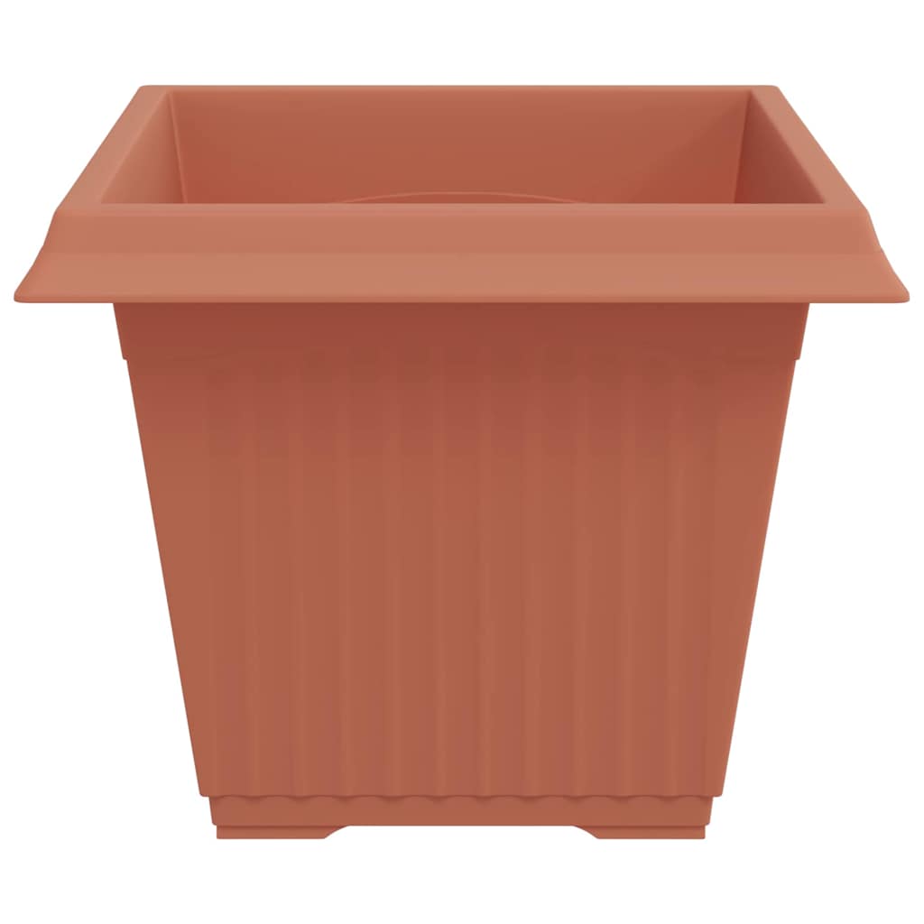 Kvadratinis gėlių vazonas 24 vnt. Raudona plyta Plastmasė Kvadratinis gėlių vazonas 24 vnt. Raudona plyta Plastmasė - Image 7