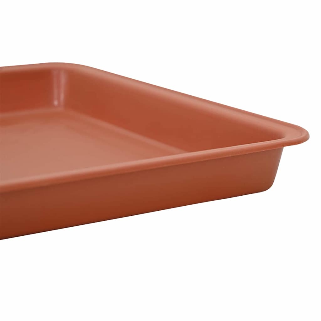 Kvadratinis gėlių padėklas 24 vnt. Raudona plyta Plastmasė Kvadratinis gėlių padėklas 24 vnt. Raudona plyta Plastmasė - Image 10