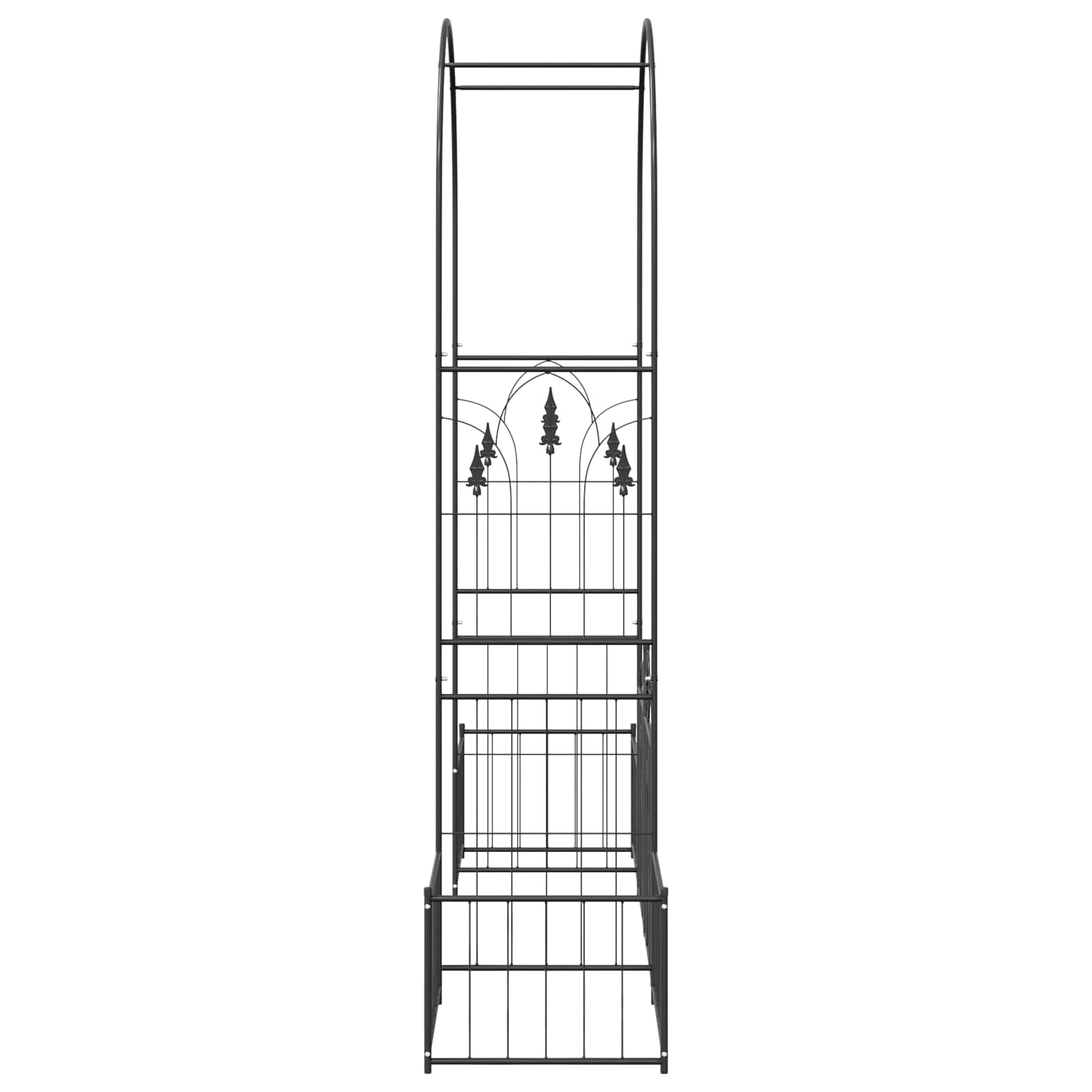 Sodo arka Juoda 203 x 50 x 218 cm Plienas Sodo arka Juoda 203 x 50 x 218 cm Plienas - Image 8