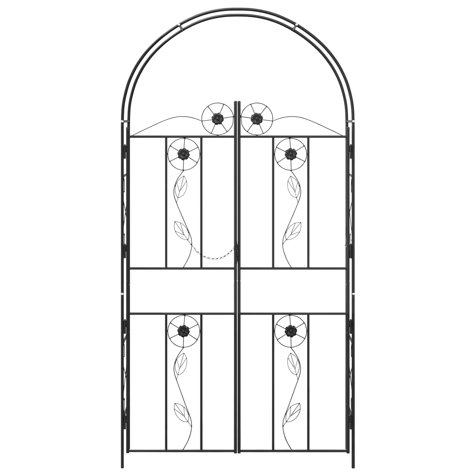 Sodo arka Juoda 115 x 37 x 226 cm Plienas Sodo arka Juoda 115 x 37 x 226 cm Plienas - Image 7