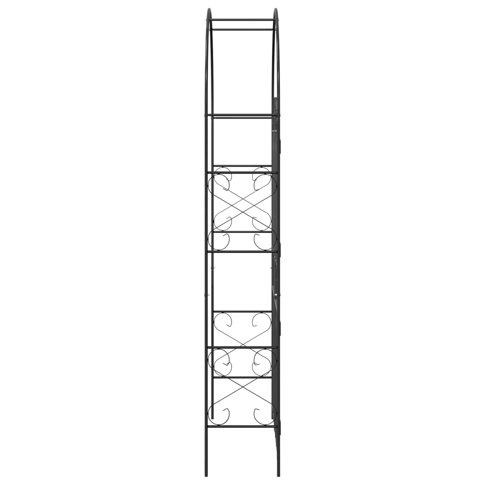 Sodo arka Juoda 115 x 37 x 226 cm Plienas Sodo arka Juoda 115 x 37 x 226 cm Plienas - Image 8