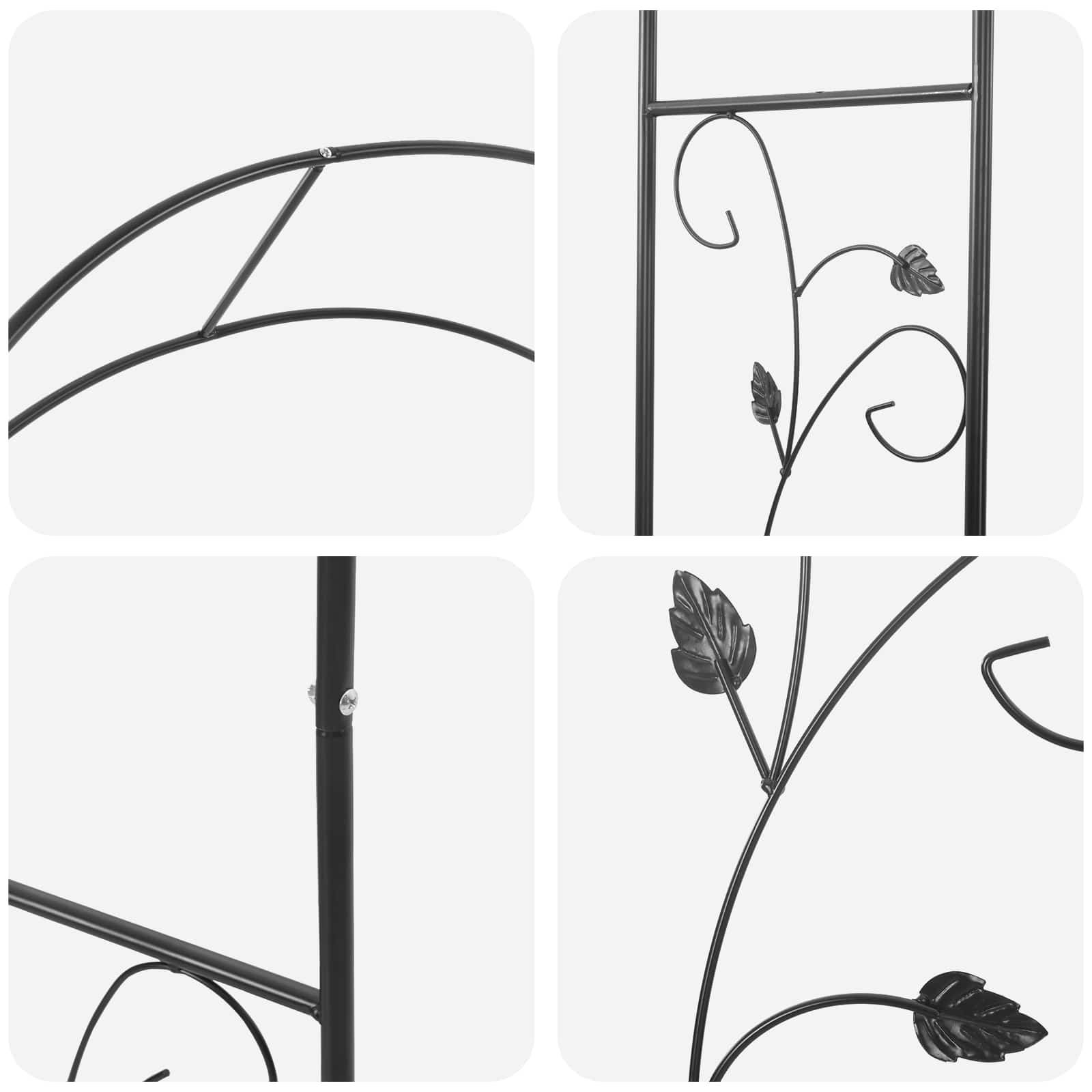 Sodo arka Juoda 115 x 37 x 231 cm Sodo arka Juoda 115 x 37 x 231 cm - Image 9