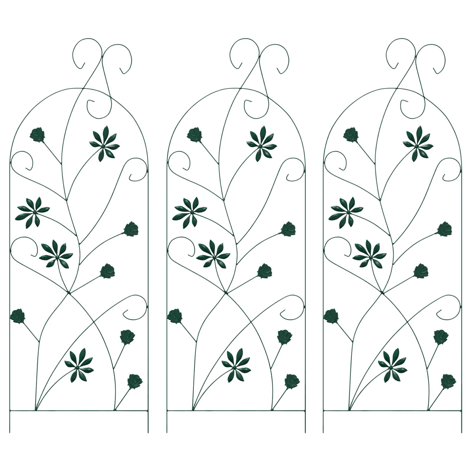 Sodo tvora 3 vnt. Žalia 112 x 39,5 cm Plienas Sodo tvora 3 vnt. Žalia 112 x 39,5 cm Plienas - Image 3