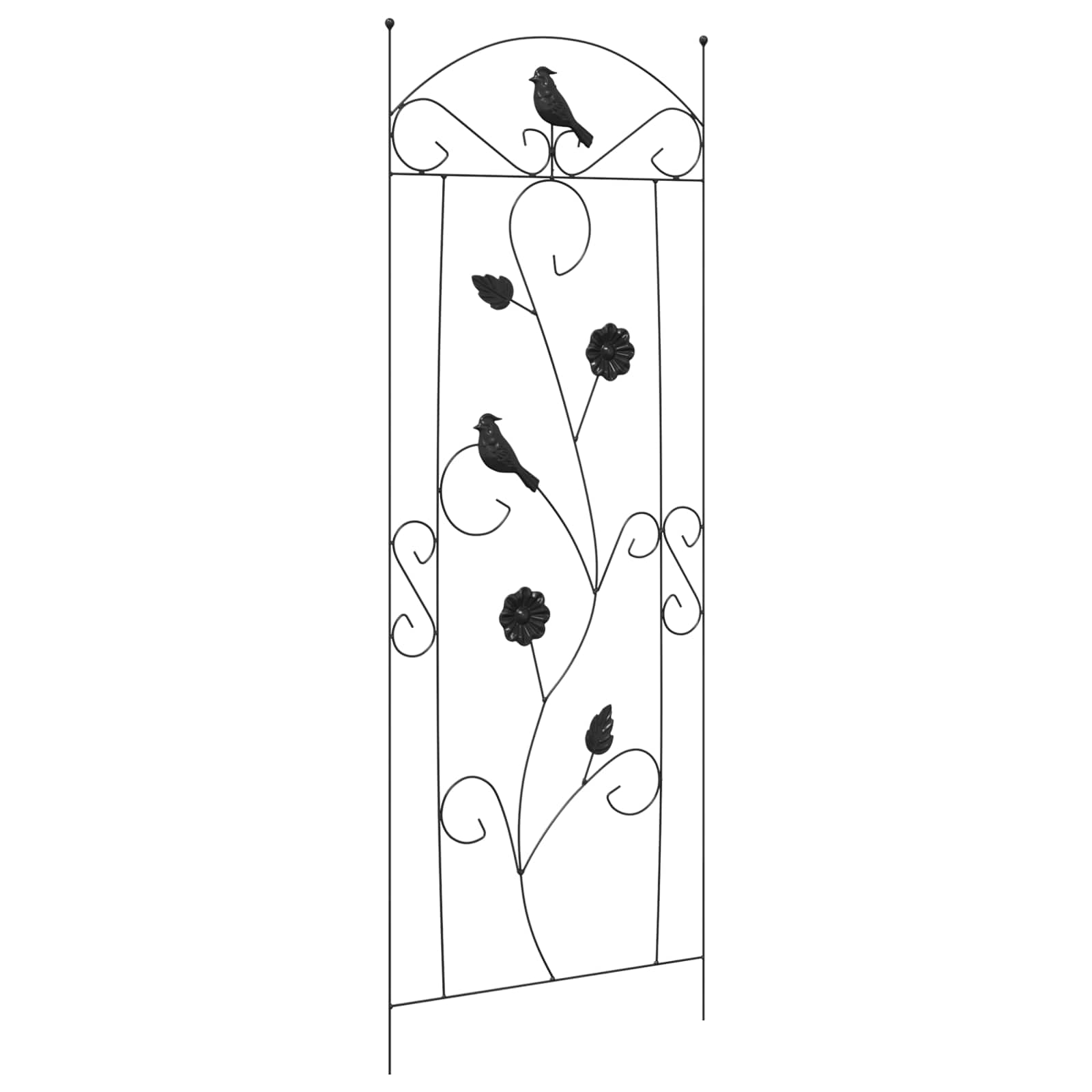 Sodo tvora 3 vnt. Juoda 110 x 40 cm Plienas Sodo tvora 3 vnt. Juoda 110 x 40 cm Plienas - Image 6