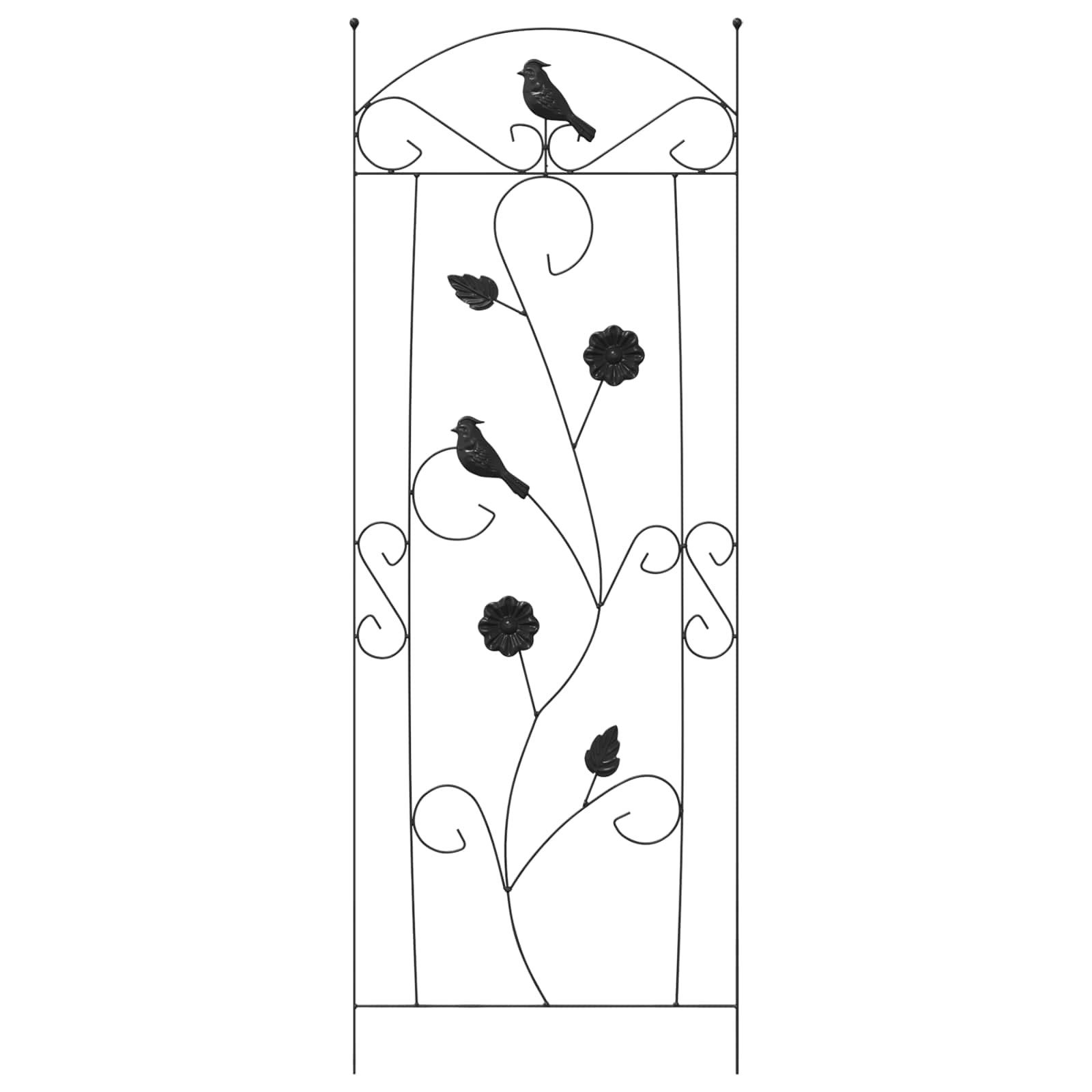 Sodo tvora 3 vnt. Juoda 110 x 40 cm Plienas Sodo tvora 3 vnt. Juoda 110 x 40 cm Plienas - Image 7