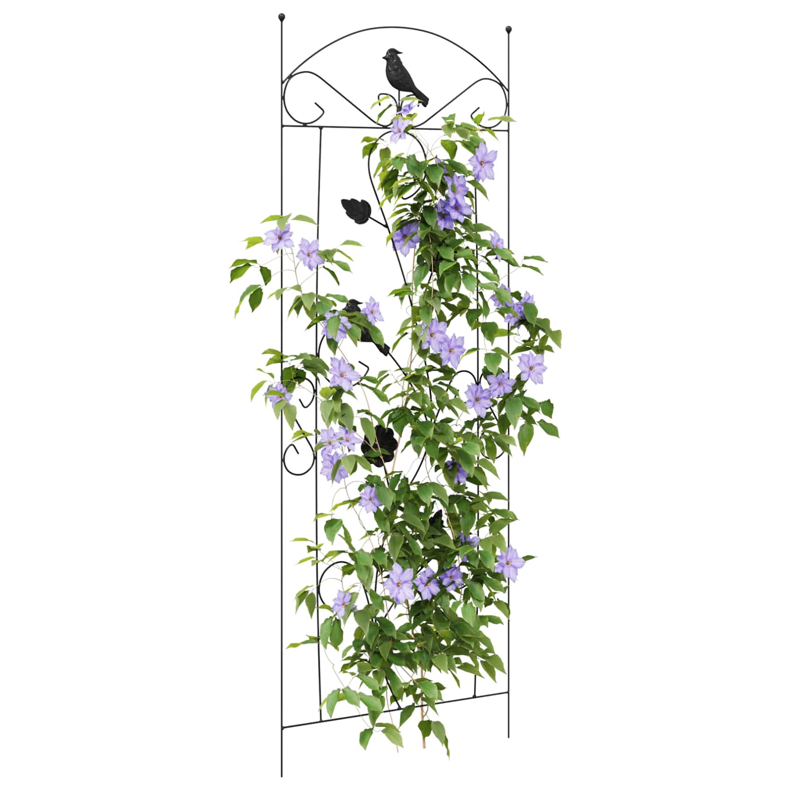 Sodo tvora 3 vnt. Juoda 110 x 40 cm Plienas Sodo tvora 3 vnt. Juoda 110 x 40 cm Plienas - Image 4