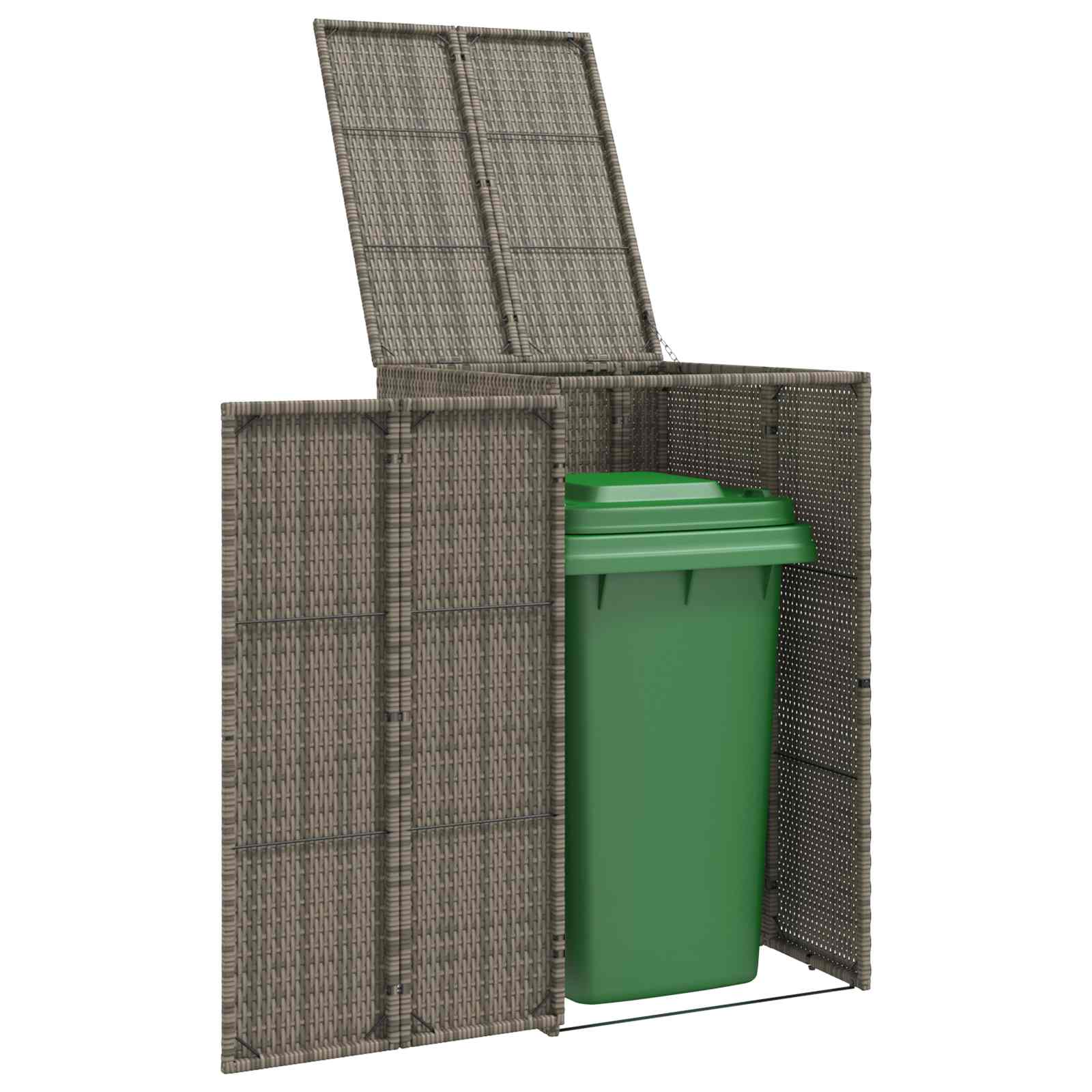 Šiukšlių dėžė Pilka 65 x 80 x 115 cm Polietilenas Šiukšlių dėžė Pilka 65 x 80 x 115 cm Polietilenas - Image 11