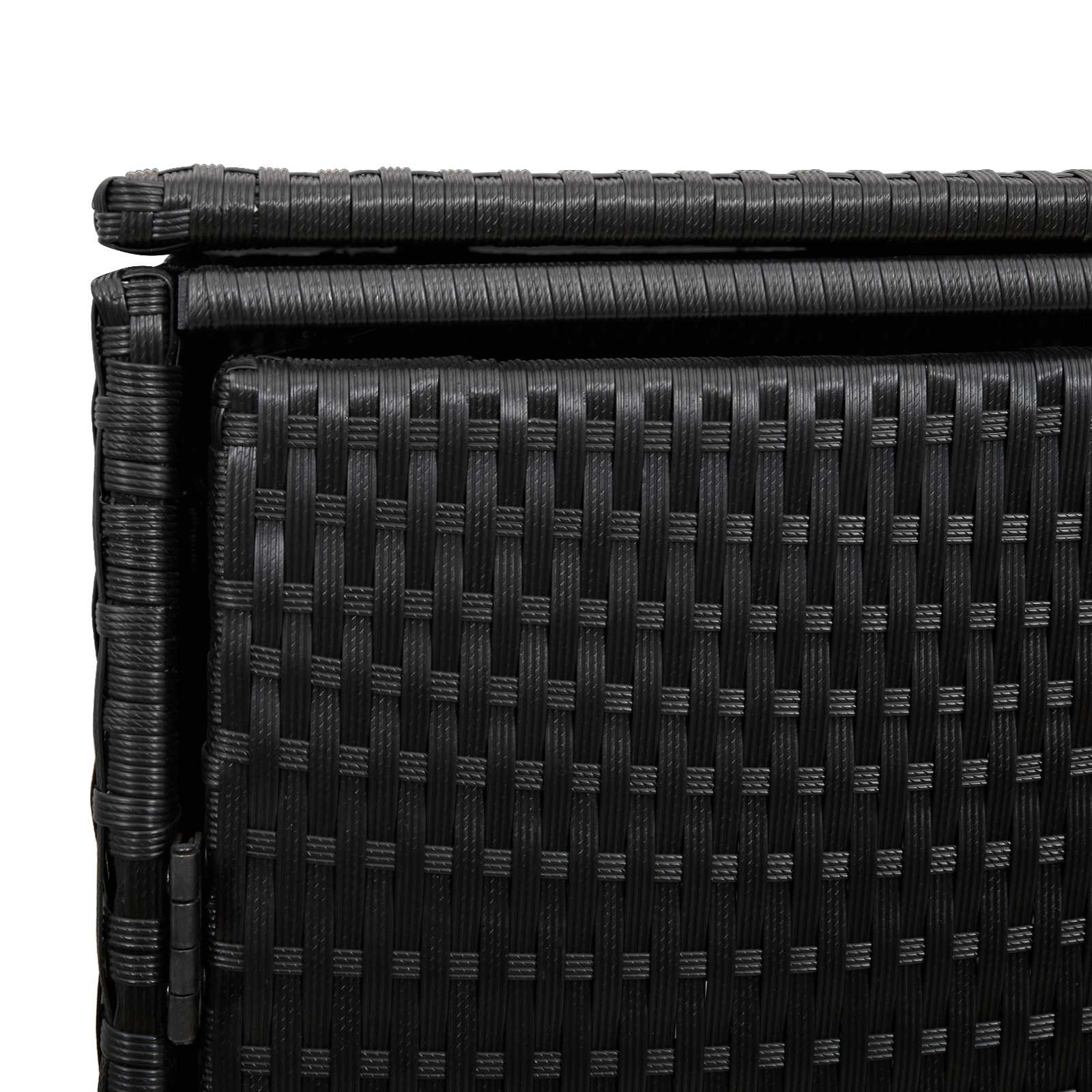 Šiukšlių dėžė 2 vnt. Juoda 130 x 80 x 115 cm Polietilenas Šiukšlių dėžė 2 vnt. Juoda 130 x 80 x 115 cm Polietilenas - Image 10