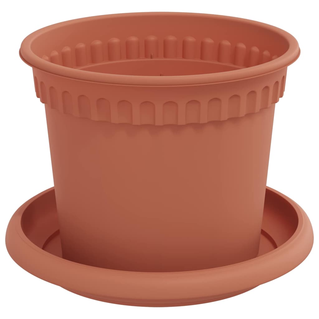 Augalų vazonai 6 vnt. Raudona plyta Plastmasė Augalų vazonai 6 vnt. Raudona plyta Plastmasė - Image 6