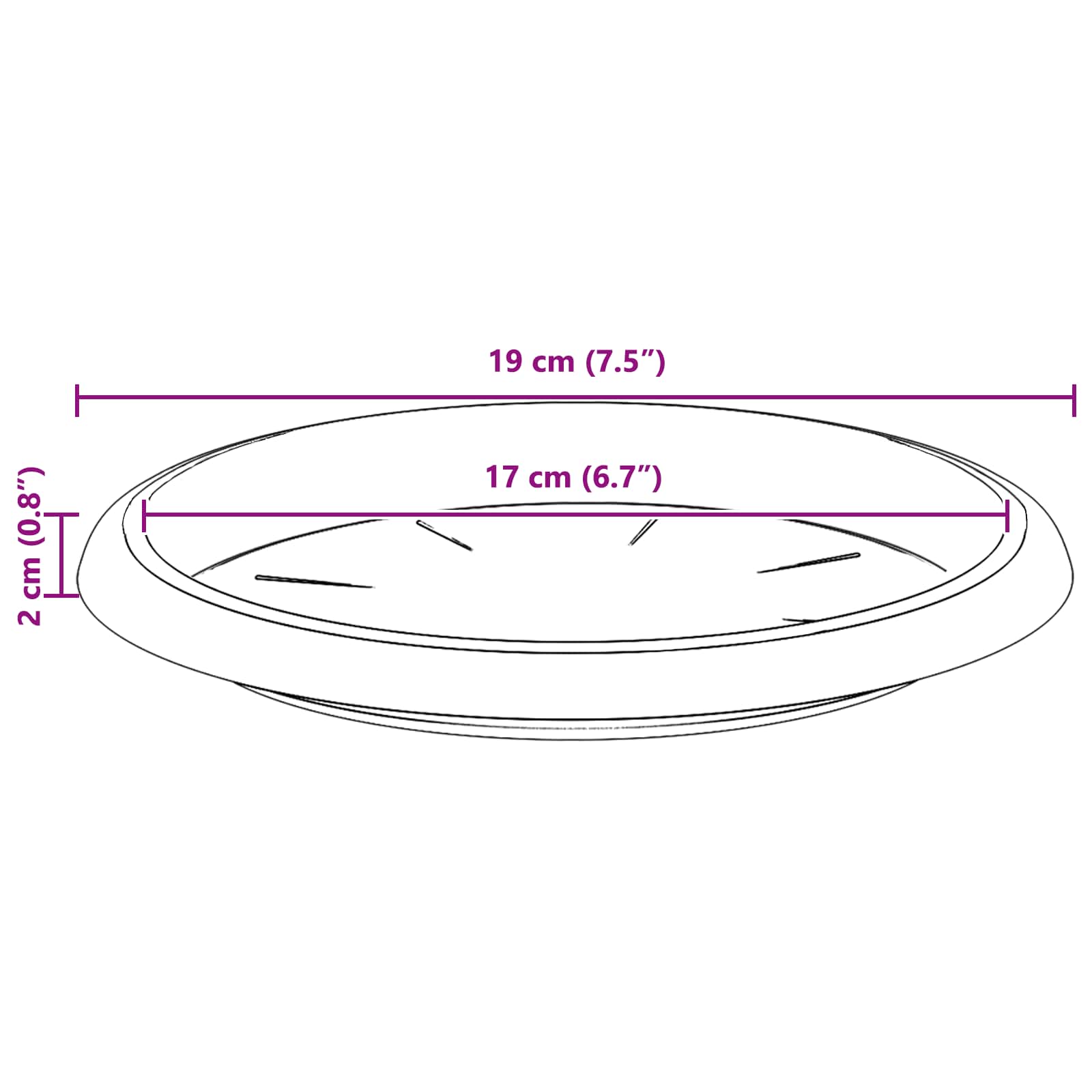 Augalų vazonai 24 vnt. Juoda Ø 26 x 21.5 cm Plastmasė Augalų vazonai 24 vnt. Juoda Ø 26 x 21.5 cm Plastmasė