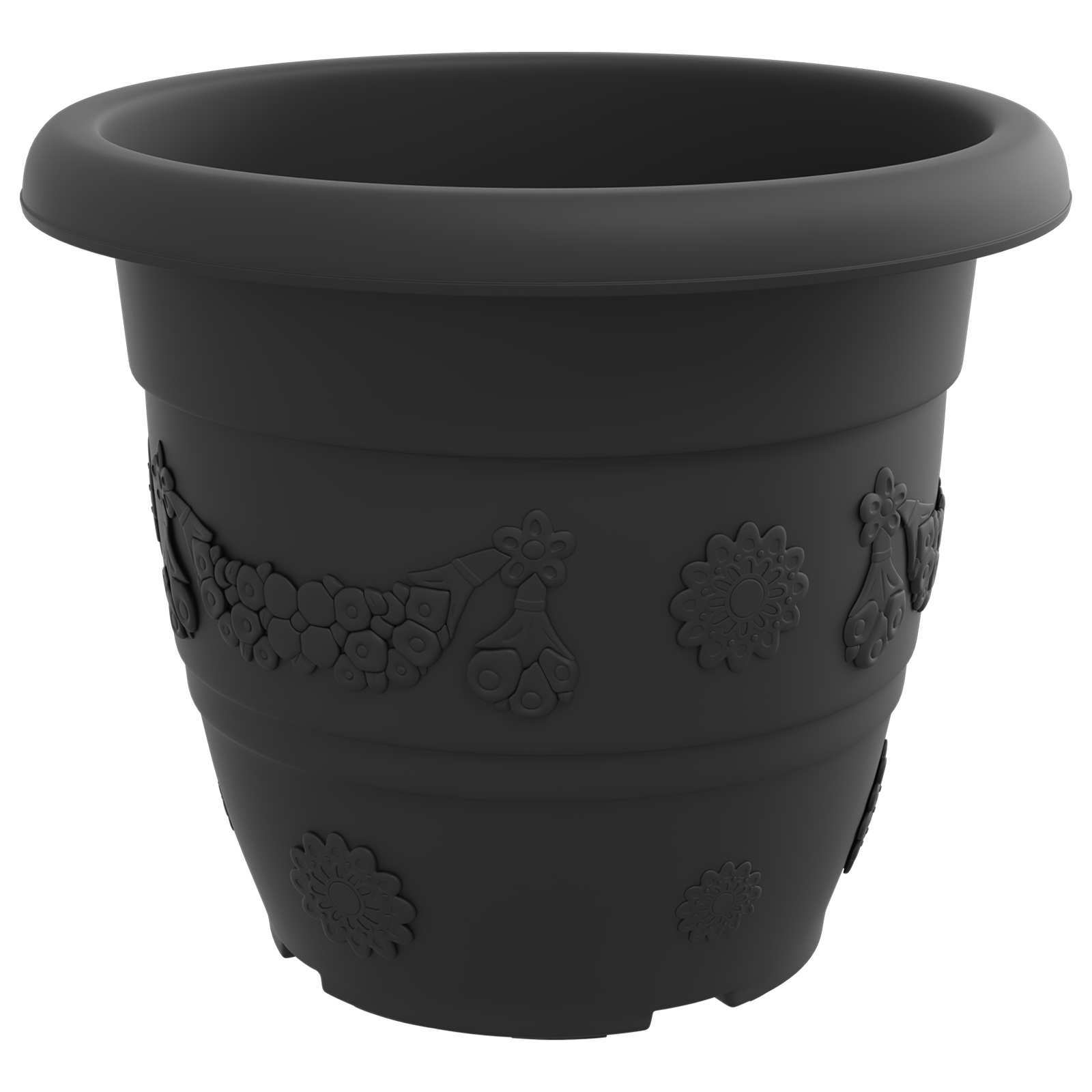 Augalų vazonai 24 vnt. Juoda Ø 34 x 28 cm Plastmasė Augalų vazonai 24 vnt. Juoda Ø 34 x 28 cm Plastmasė - Image 7