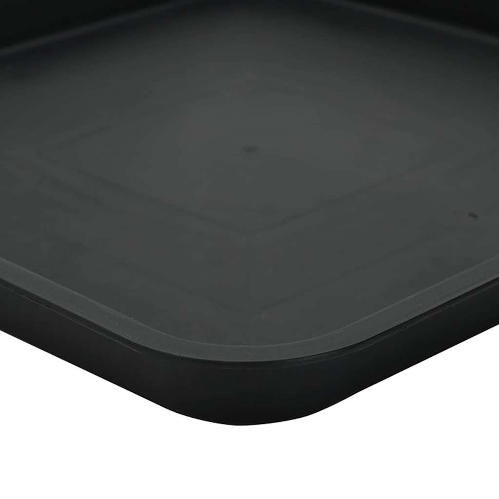 Augalų vazonai 6 vnt. Juoda Plastmasė Augalų vazonai 6 vnt. Juoda Plastmasė - Image 11