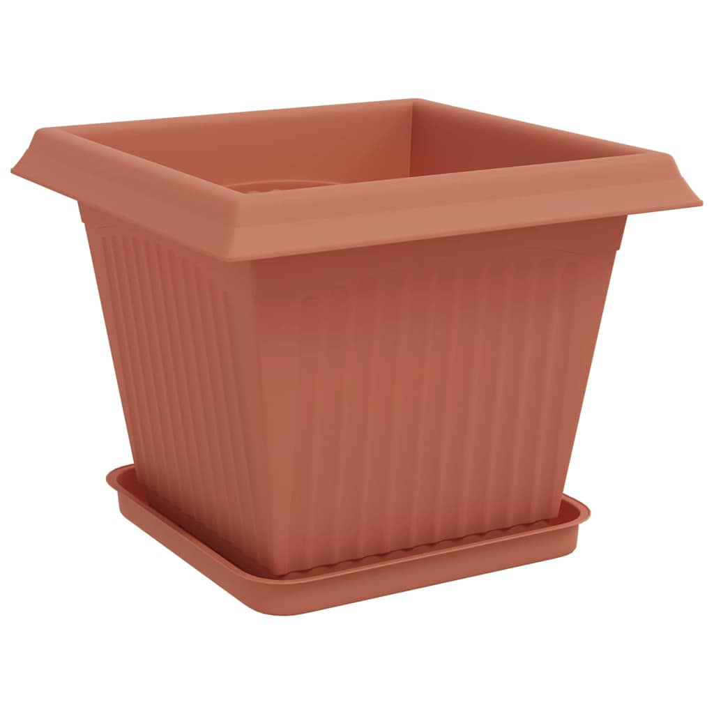 Augalų vazonai 24 vnt. Raudona plyta Plastmasė Augalų vazonai 24 vnt. Raudona plyta Plastmasė - Image 6