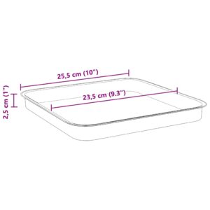 Augalų vazonai 24 vnt. Raudona plyta Plastmasė