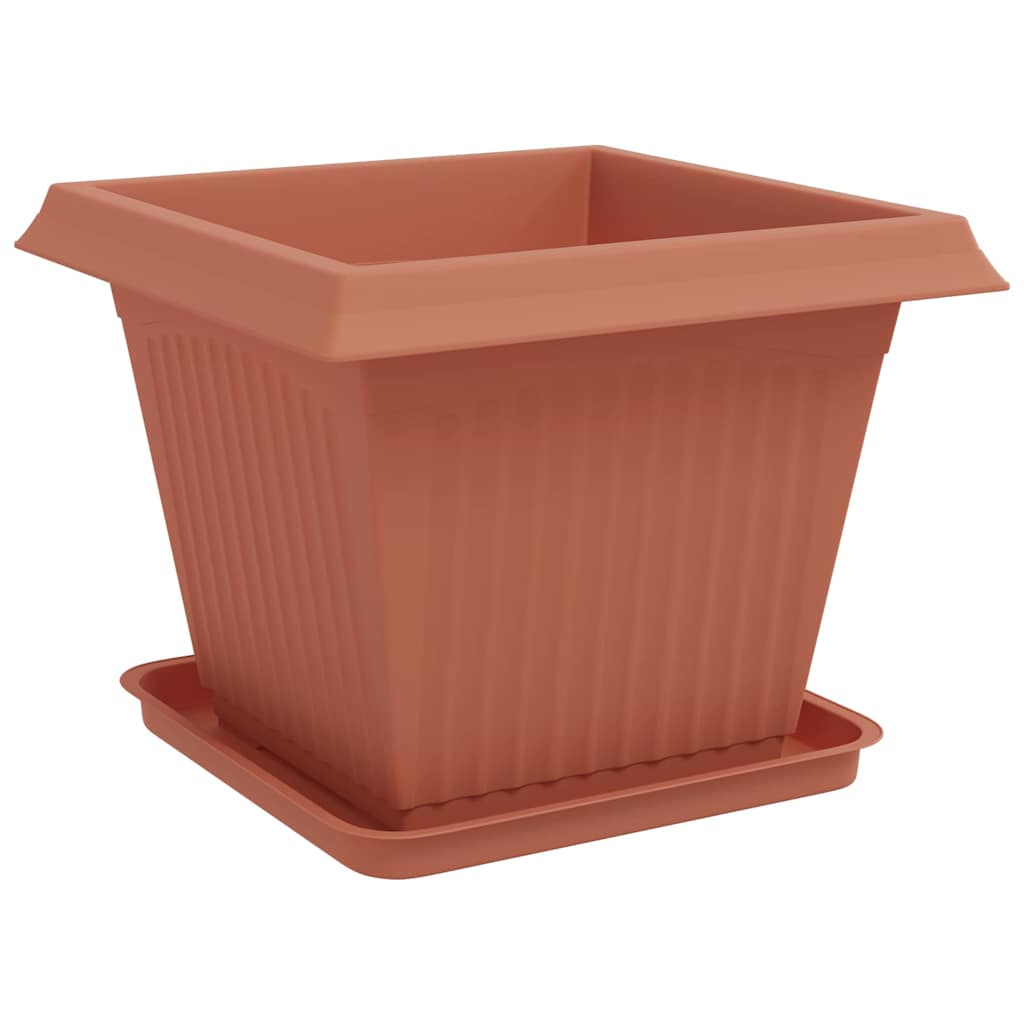 Augalų vazonai 24 vnt. Raudona plyta Plastmasė Augalų vazonai 24 vnt. Raudona plyta Plastmasė - Image 6