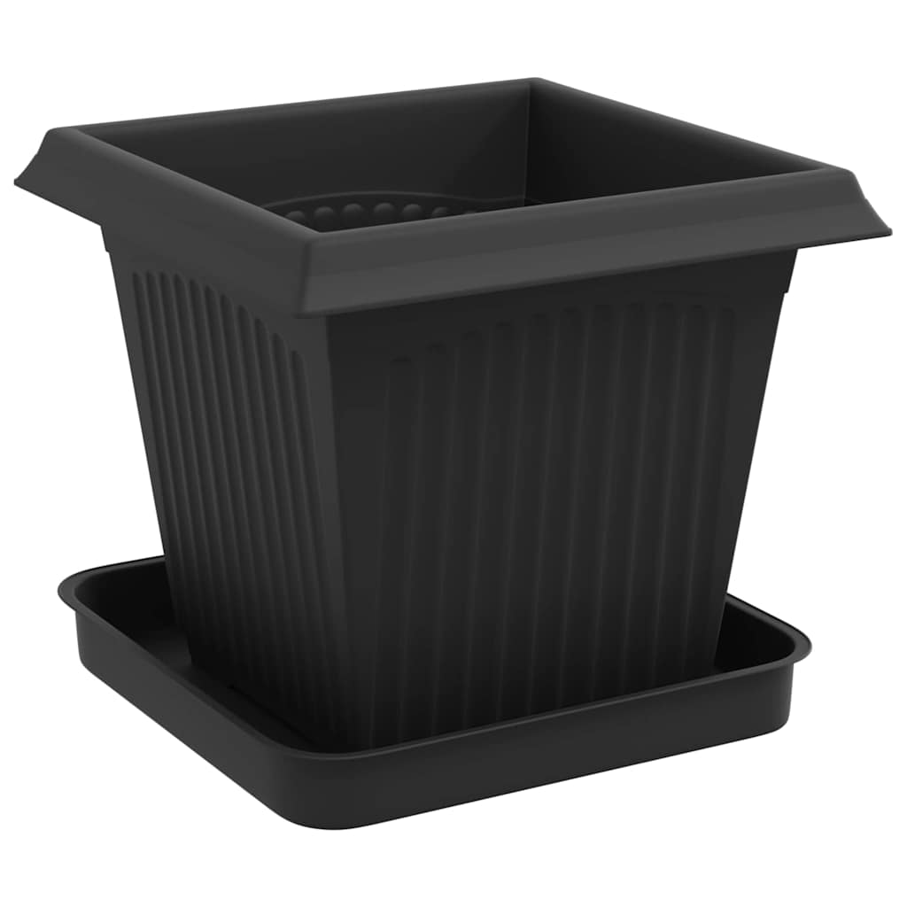 Augalų vazonai 24 vnt. Juoda Plastmasė Augalų vazonai 24 vnt. Juoda Plastmasė - Image 6
