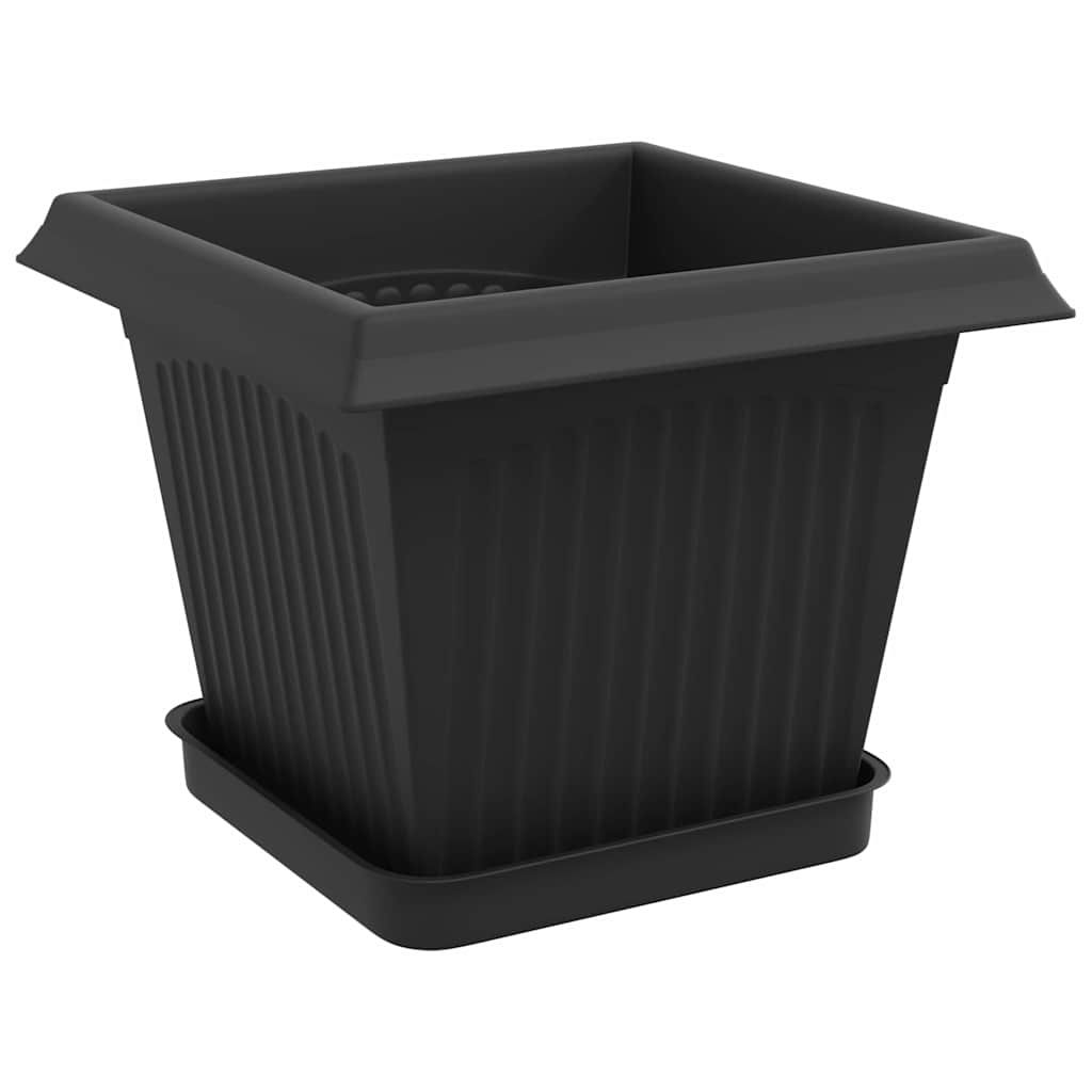 Augalų vazonai 24 vnt. Juoda Plastmasė Augalų vazonai 24 vnt. Juoda Plastmasė - Image 6