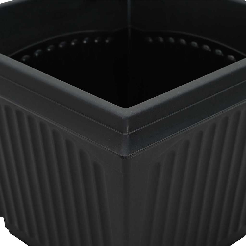 Augalų vazonai 24 vnt. Juoda Plastmasė Augalų vazonai 24 vnt. Juoda Plastmasė - Image 9