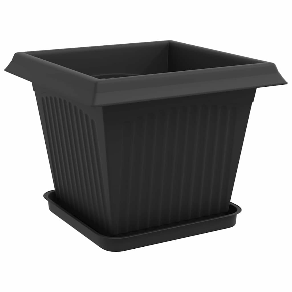 Augalų vazonai 24 vnt. Juoda Plastmasė Augalų vazonai 24 vnt. Juoda Plastmasė - Image 6