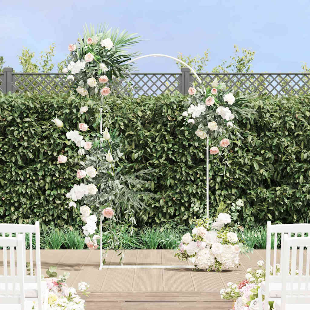 Vestuvinis Arklys Balta 100 x 39 x 200 cm Plienas Vestuvinis Arklys Balta 100 x 39 x 200 cm Plienas - Image 2