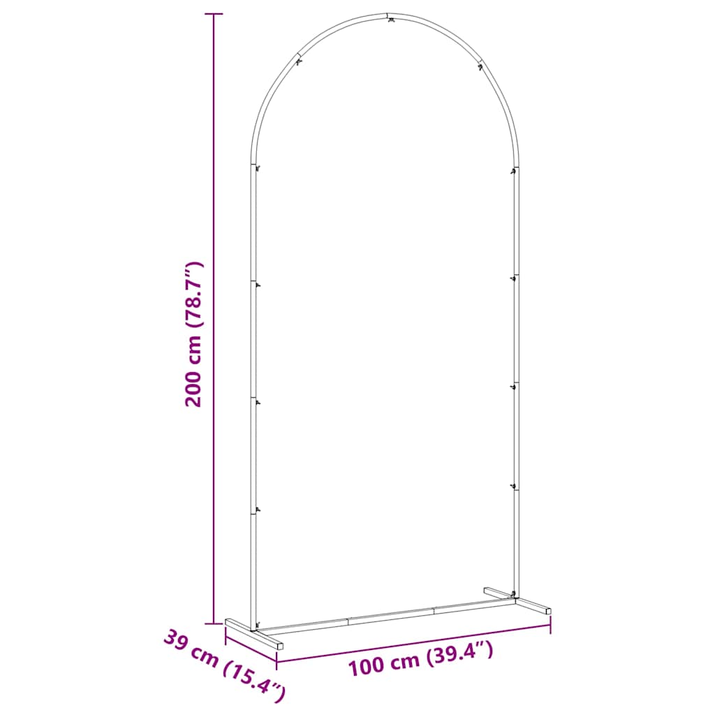Vestuvinis Arklys Balta 100 x 39 x 200 cm Plienas Vestuvinis Arklys Balta 100 x 39 x 200 cm Plienas