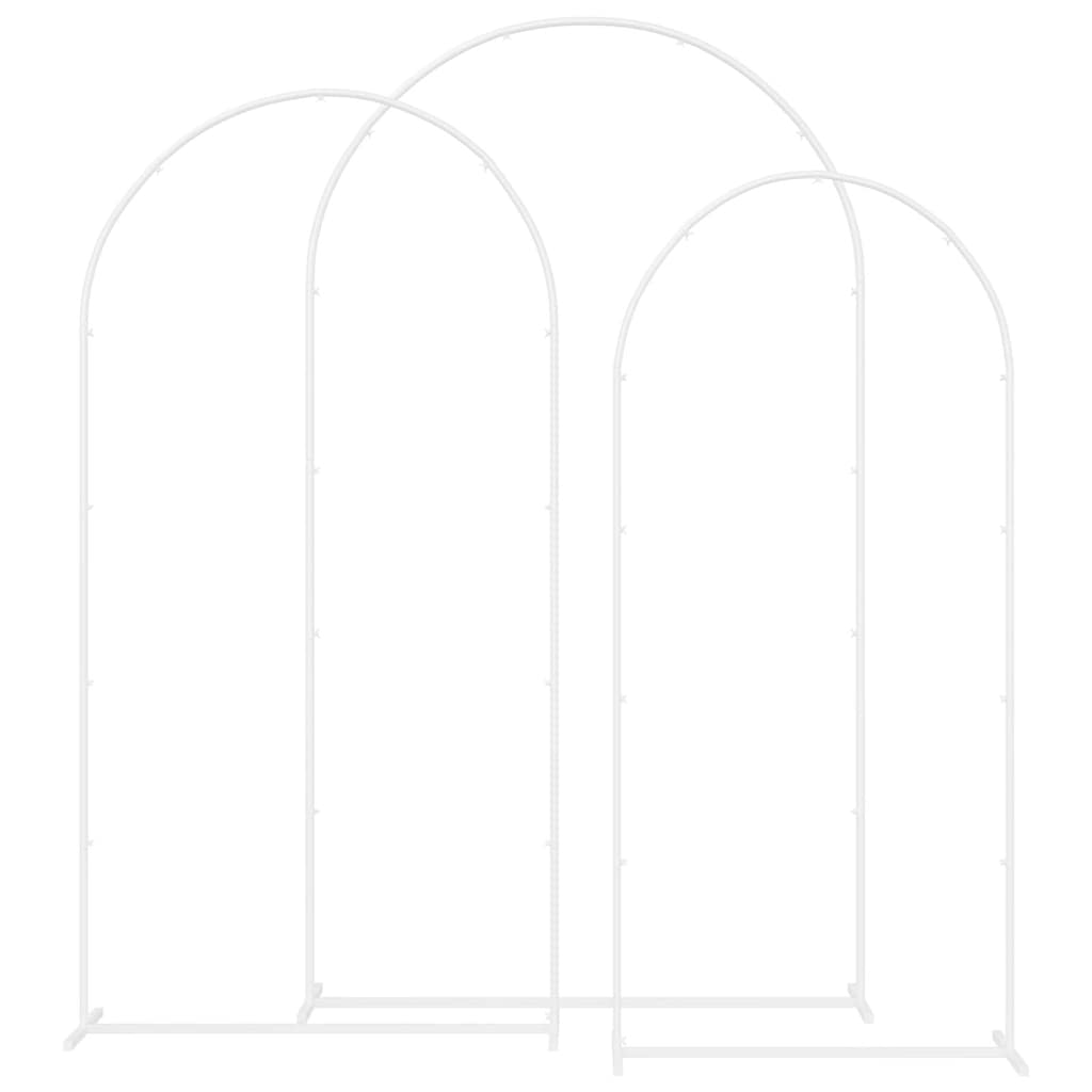 Vestuvinis Arklys 3 vnt. Balta 120 x 40 x 217 cm Plienas Vestuvinis Arklys 3 vnt. Balta 120 x 40 x 217 cm Plienas - Image 3