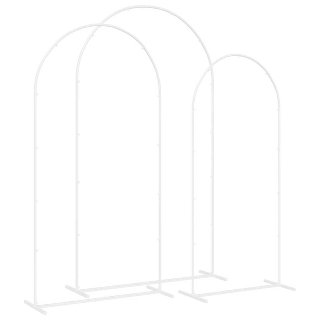 Vestuvinis Arklys 3 vnt. Balta 120 x 40 x 217 cm Plienas Vestuvinis Arklys 3 vnt. Balta 120 x 40 x 217 cm Plienas - Image 6