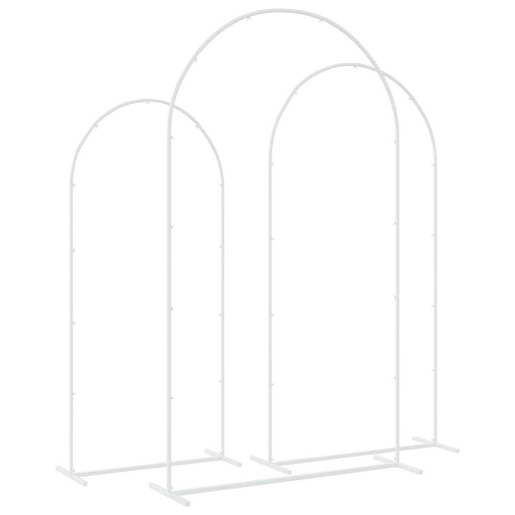 Vestuvinis Arklys 3 vnt. Balta 120 x 40 x 217 cm Plienas Vestuvinis Arklys 3 vnt. Balta 120 x 40 x 217 cm Plienas - Image 8
