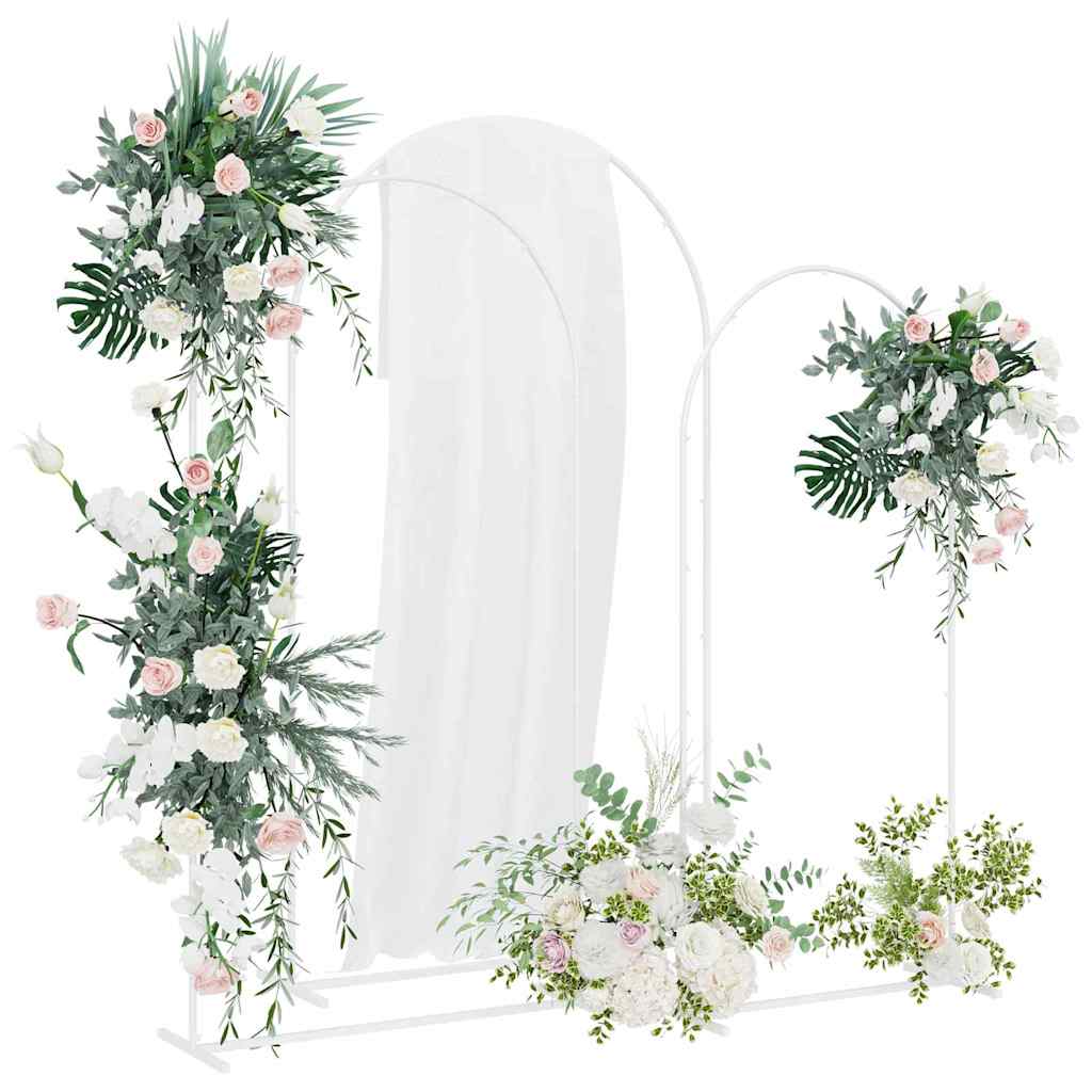 Vestuvinis Arklys 3 vnt. Balta 120 x 40 x 217 cm Plienas Vestuvinis Arklys 3 vnt. Balta 120 x 40 x 217 cm Plienas - Image 4