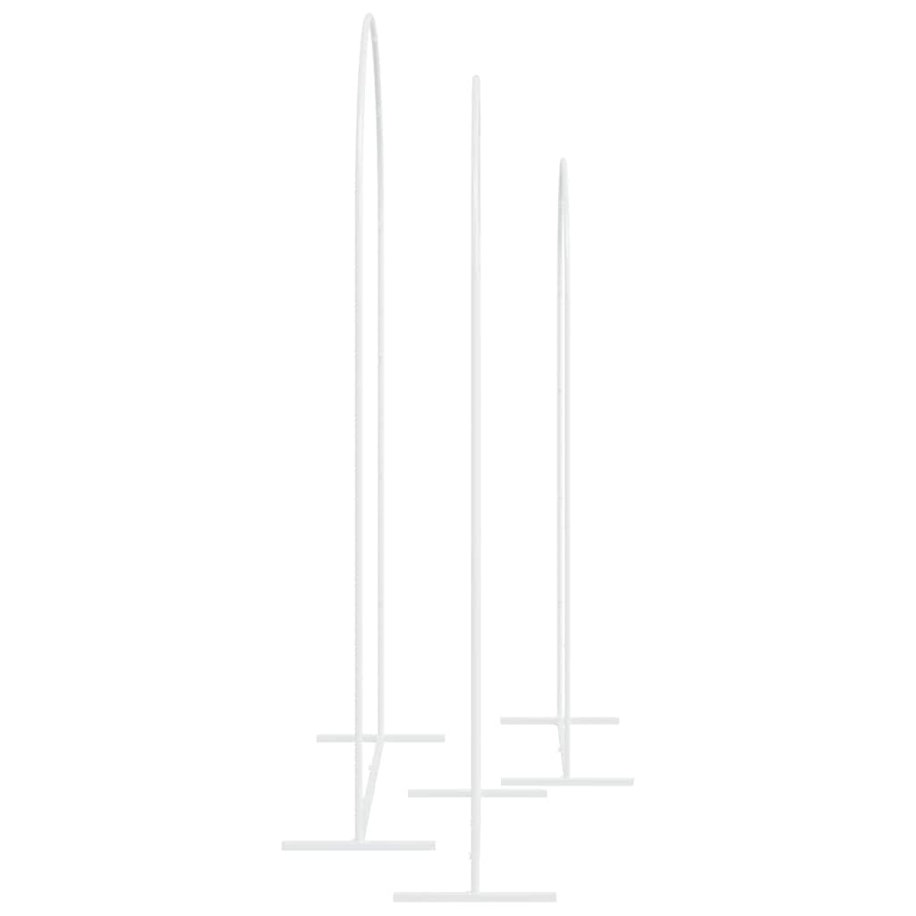 Vestuvinis Arklys 3 vnt. Balta 120 x 40 x 217 cm Plienas Vestuvinis Arklys 3 vnt. Balta 120 x 40 x 217 cm Plienas - Image 7