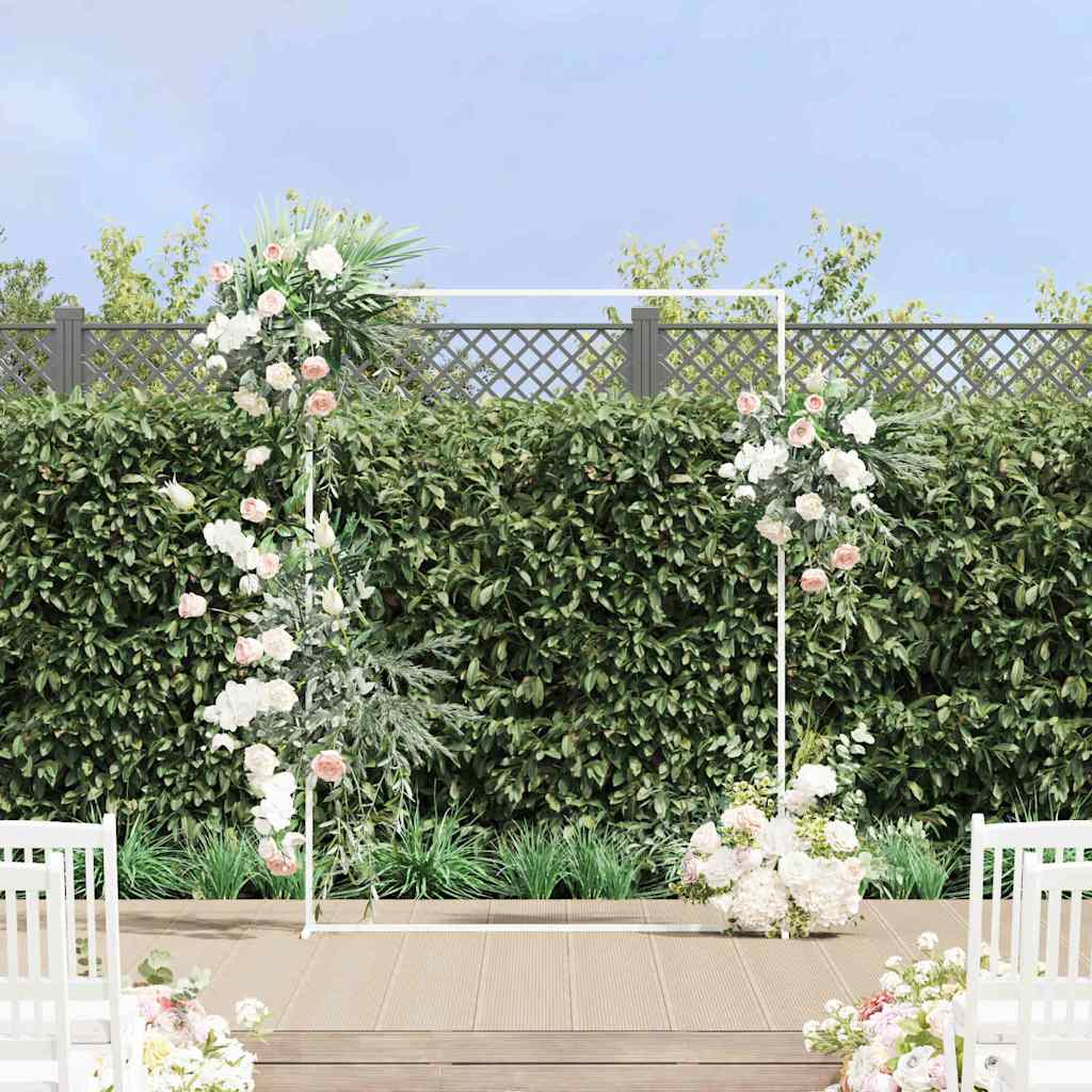 Vestuvinis Arklys Balta 150 x 49,5 x 200 cm Plienas Vestuvinis Arklys Balta 150 x 49,5 x 200 cm Plienas - Image 2
