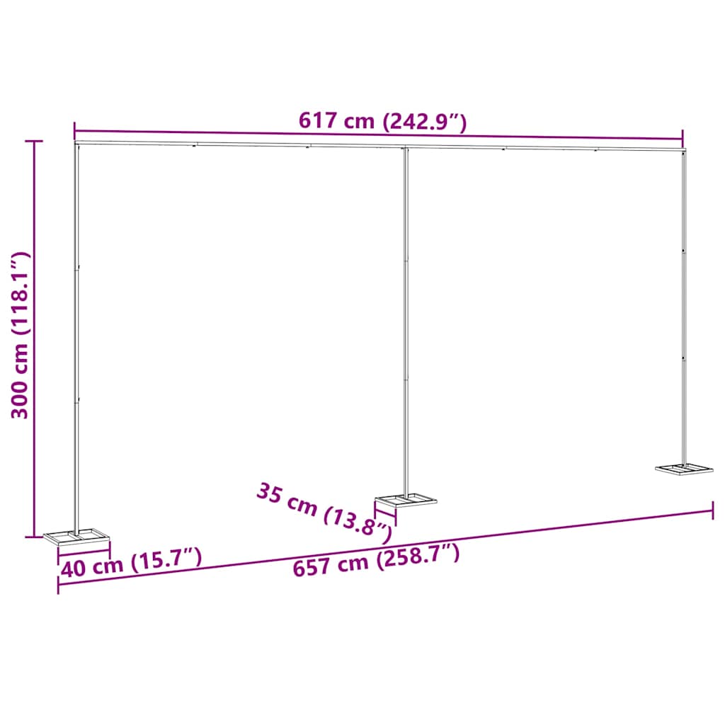 Vestuvinis Arklys Auksinė 657 x 35 x 300 cm Plienas Vestuvinis Arklys Auksinė 657 x 35 x 300 cm Plienas