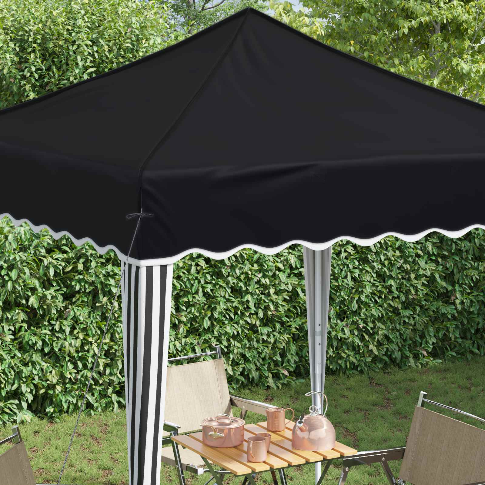 Pop-up šventinis palapinė 195 x 195 x 245 cm Antracito Pop-up šventinis palapinė 195 x 195 x 245 cm Antracito - Image 5