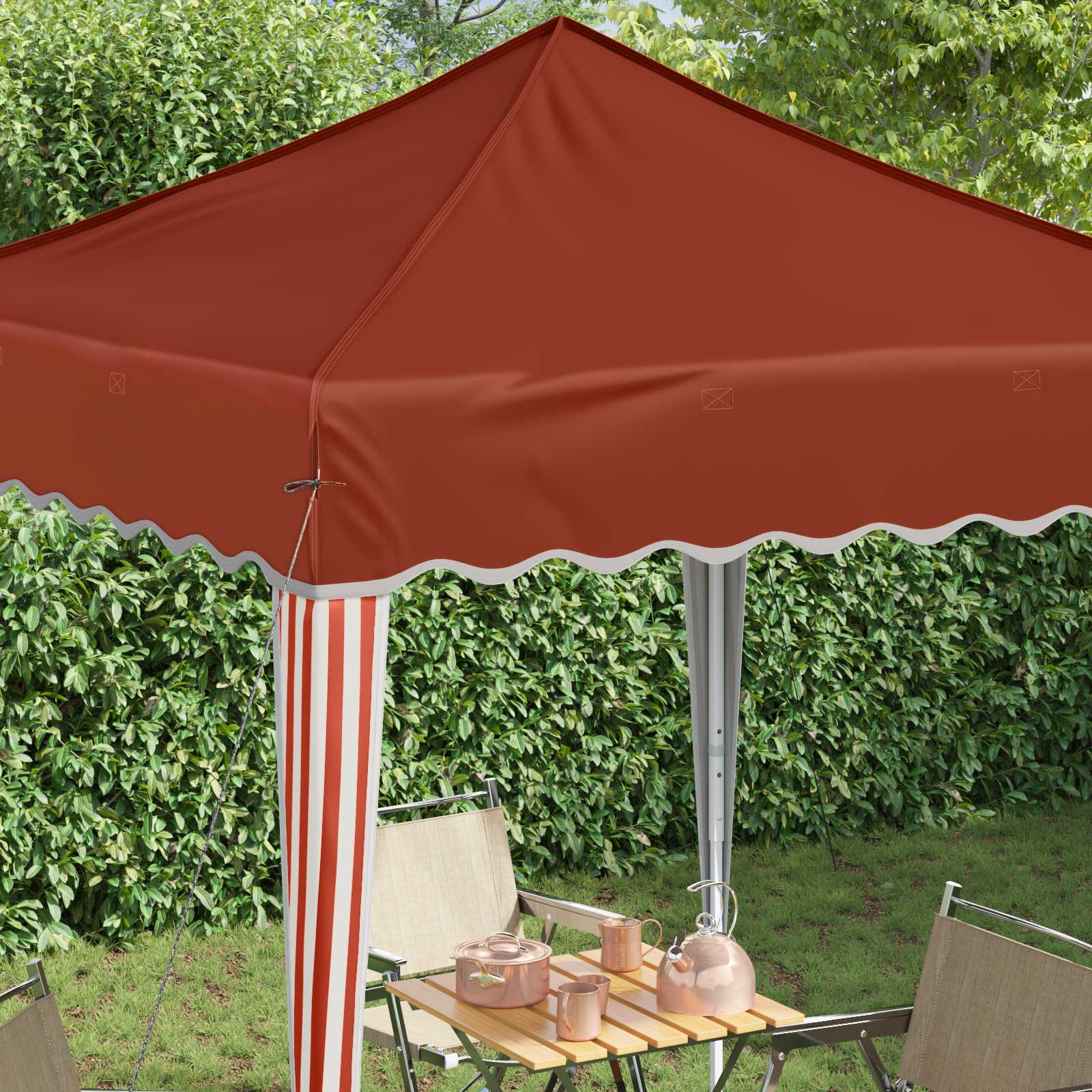 Pop-up šventinis palapinė 195 x 195 x 245 cm Terakotos Pop-up šventinis palapinė 195 x 195 x 245 cm Terakotos - Image 5