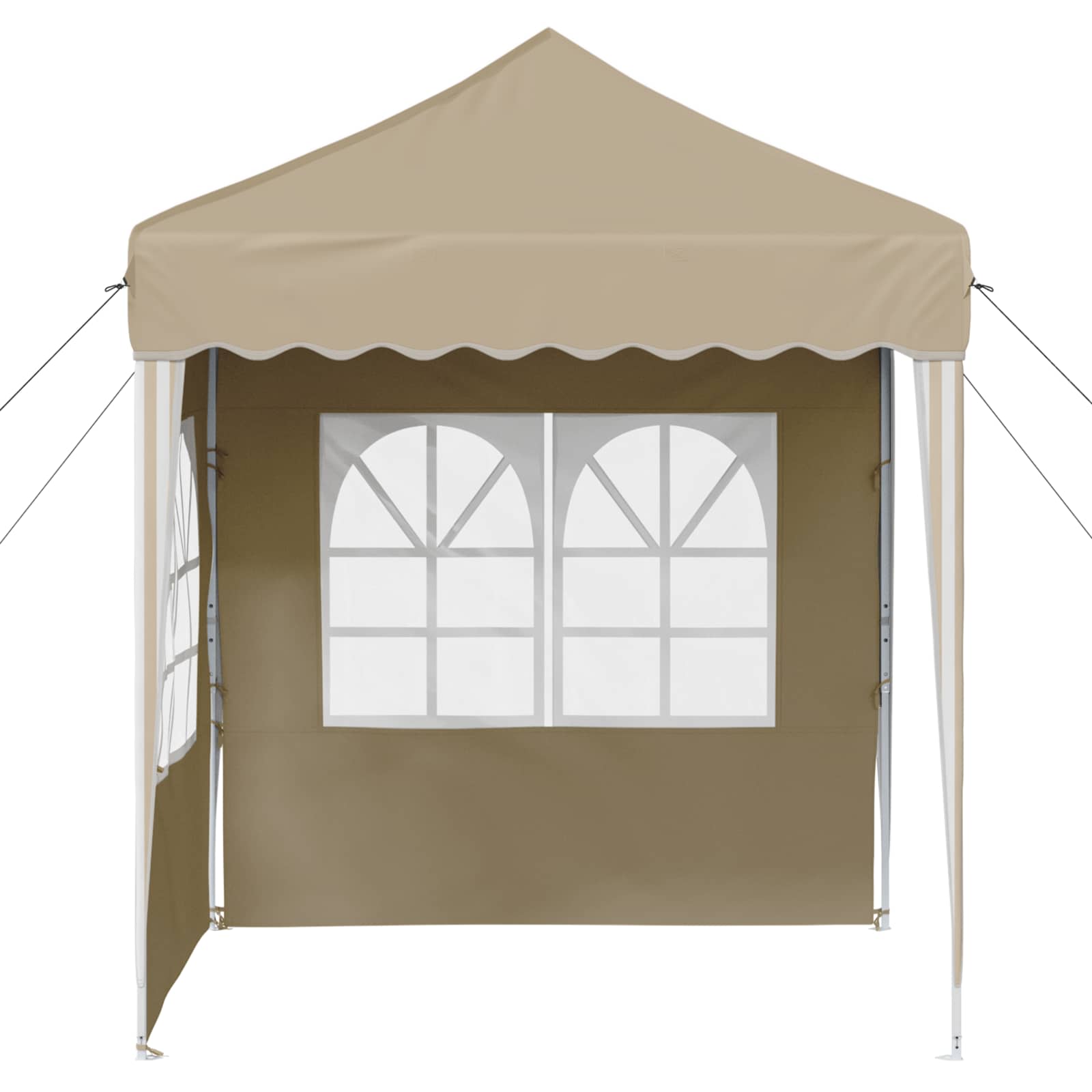 Pop-up šventinis palapinė 195 x 195 x 245 cm Kreminė Pop-up šventinis palapinė 195 x 195 x 245 cm Kreminė - Image 7