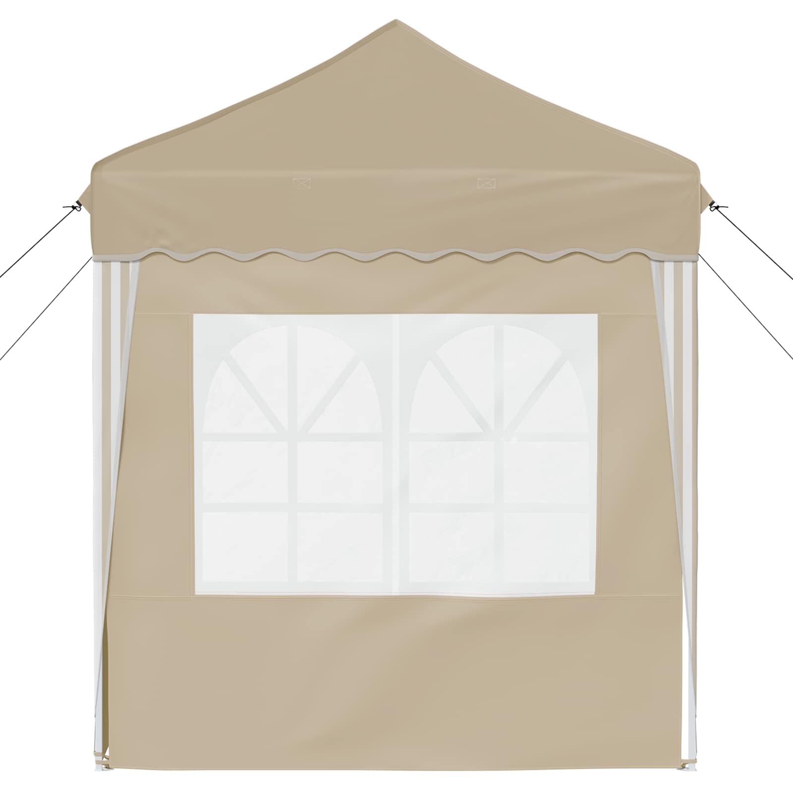 Pop-up šventinis palapinė 195 x 195 x 245 cm Kreminė Pop-up šventinis palapinė 195 x 195 x 245 cm Kreminė - Image 8