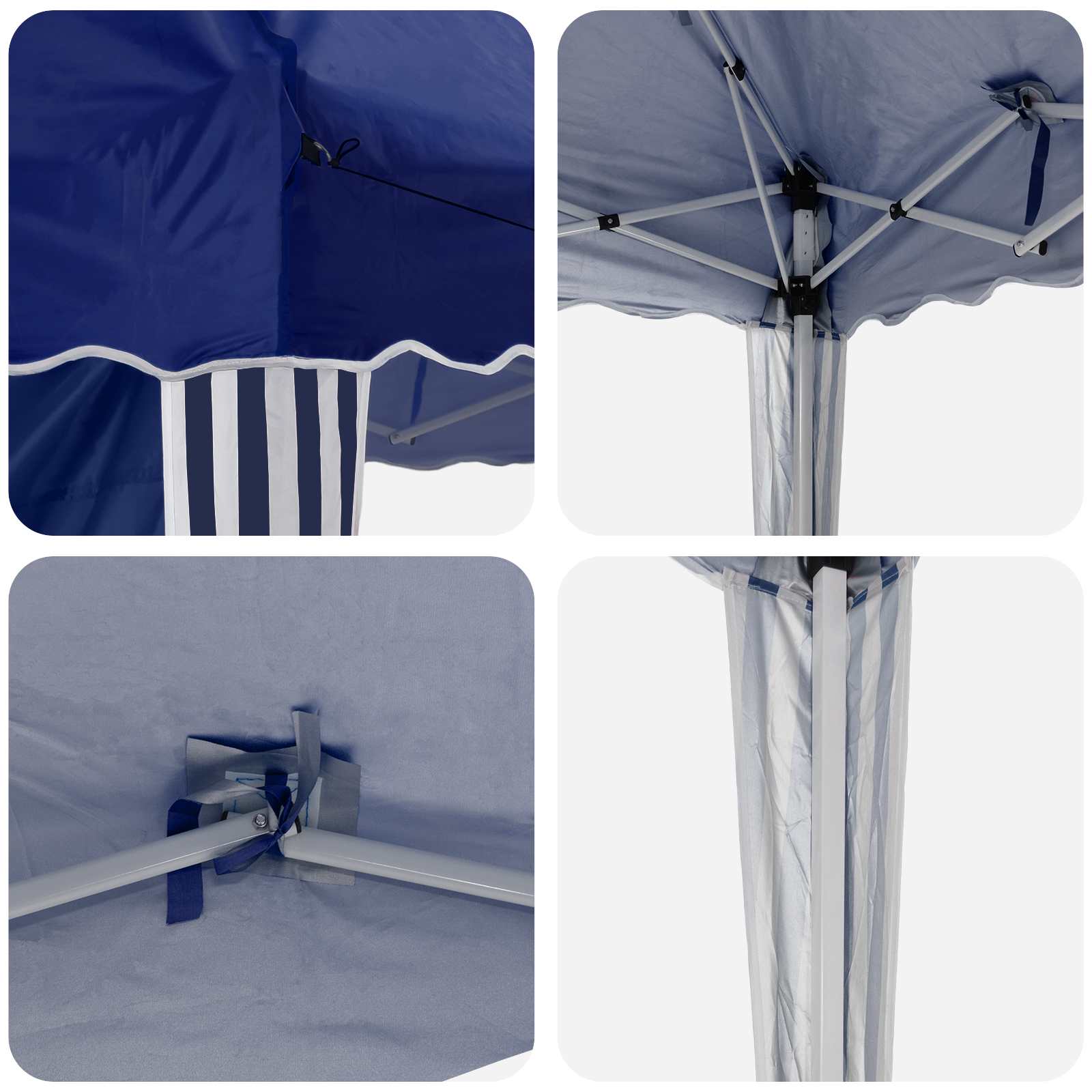 Pop-up šventinis palapinė 195 x 195 x 245 cm Mėlyna Pop-up šventinis palapinė 195 x 195 x 245 cm Mėlyna - Image 12